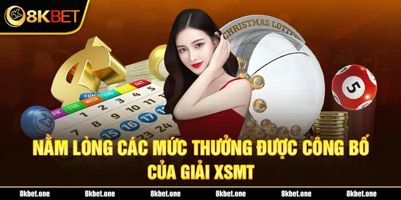 Nằm lòng các mức thưởng được công bố của giải XSMT